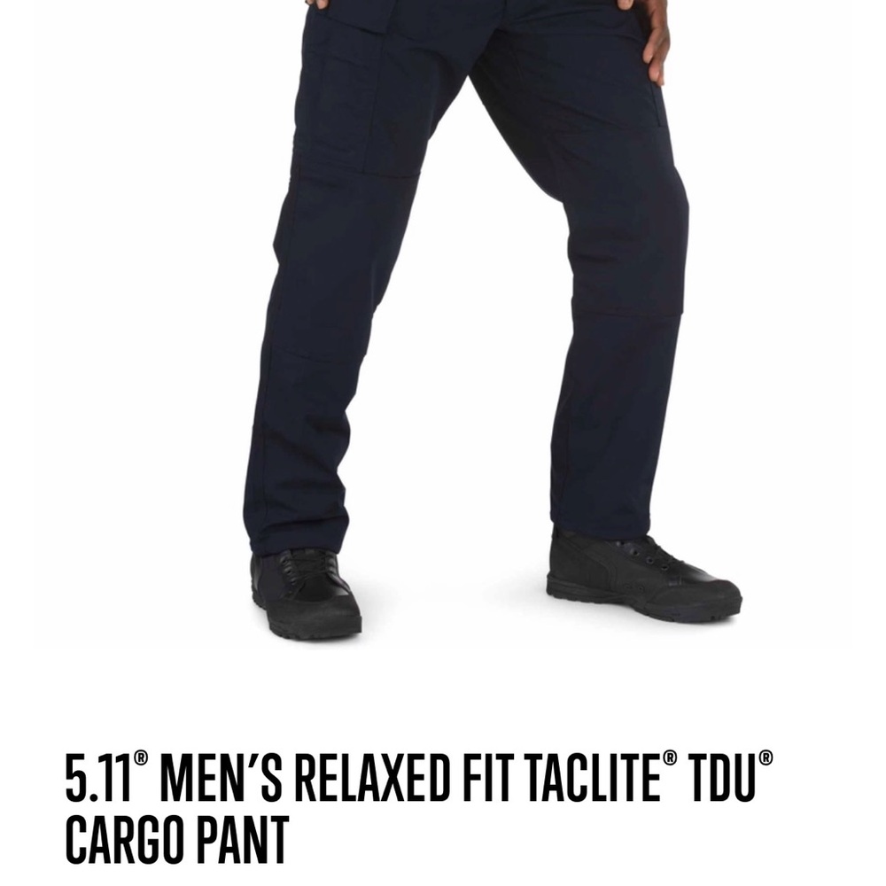 5.11 Tactical Men's Black Cargo Pants